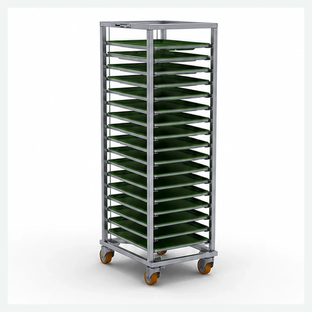 40x60 cm Açık Tava Arabası – Galvaniz