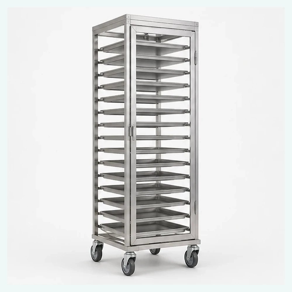 40x60 cm Kapılı Tava Arabası – Galvaniz