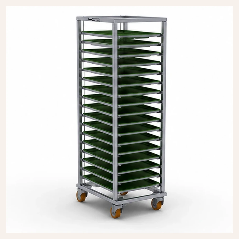 59x80 cm Açık Tava Arabası – Galvaniz