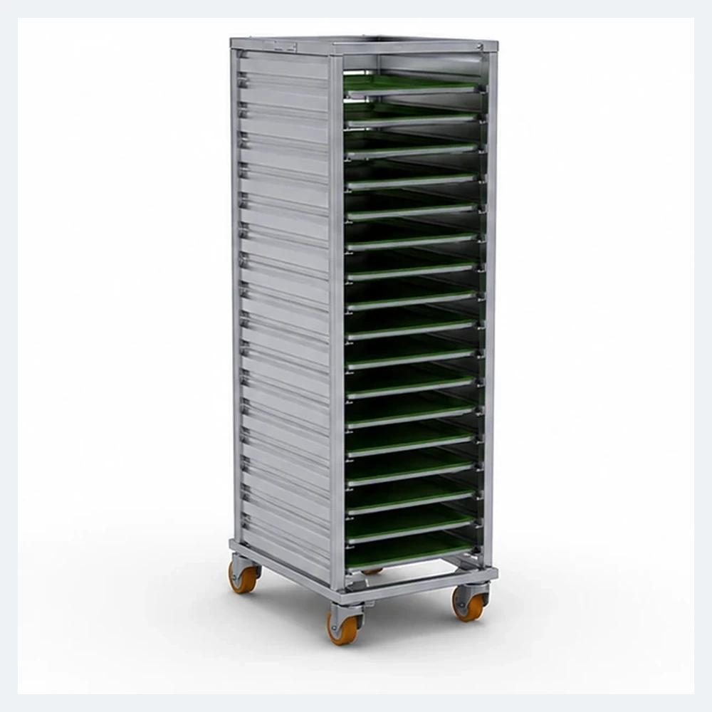 60x90 cm Kapalı Sistem Tava Arabası – Galvaniz