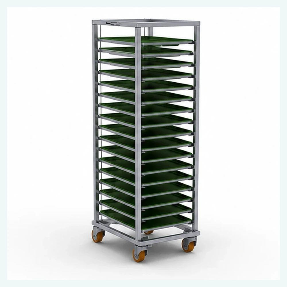 74x98 cm Açık Tava Arabası – Galvaniz