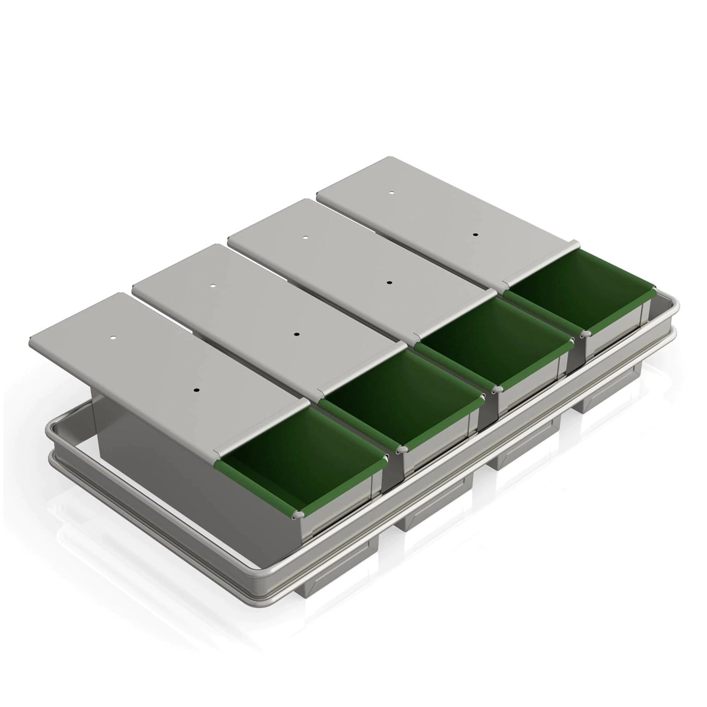 9x9x28 cm Set Tost Tavası, Kaplamalı